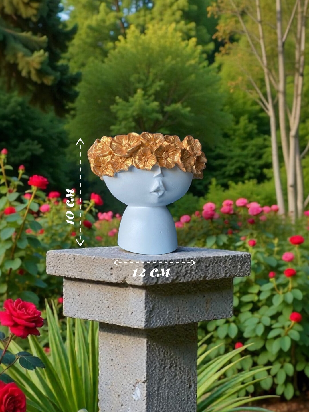 Статуэтки "Силуэт", бронза, ручная работа, интерьерные, из скульптурного гипса,