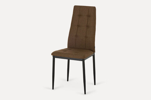Изображение товара Стул кухонный Sofia 41,5х97х52 см, обивка жаккард, цвет коричневый, черный