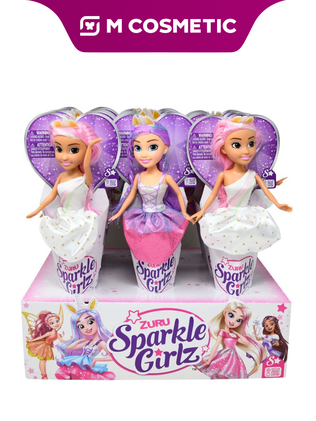 Кукла ZURU Sparkle Girlz "Unicorn Princess in cone", промышленная, новая