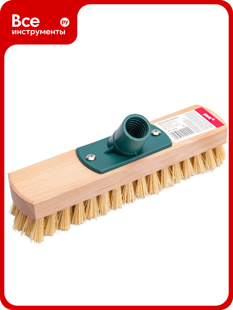 Деревянная щетка-шробер YORK 000300