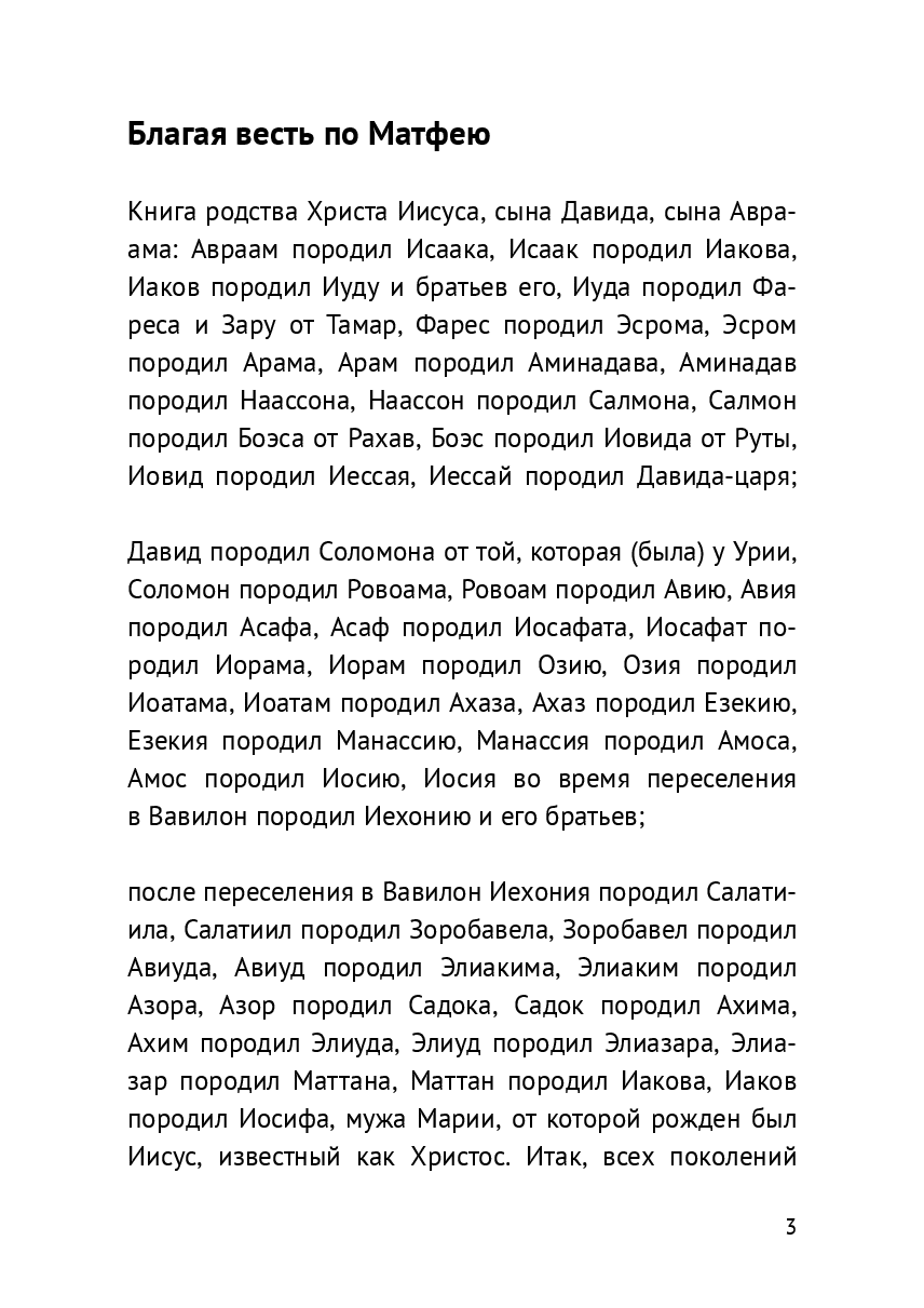Благая Весть по Матфею — фото 1
