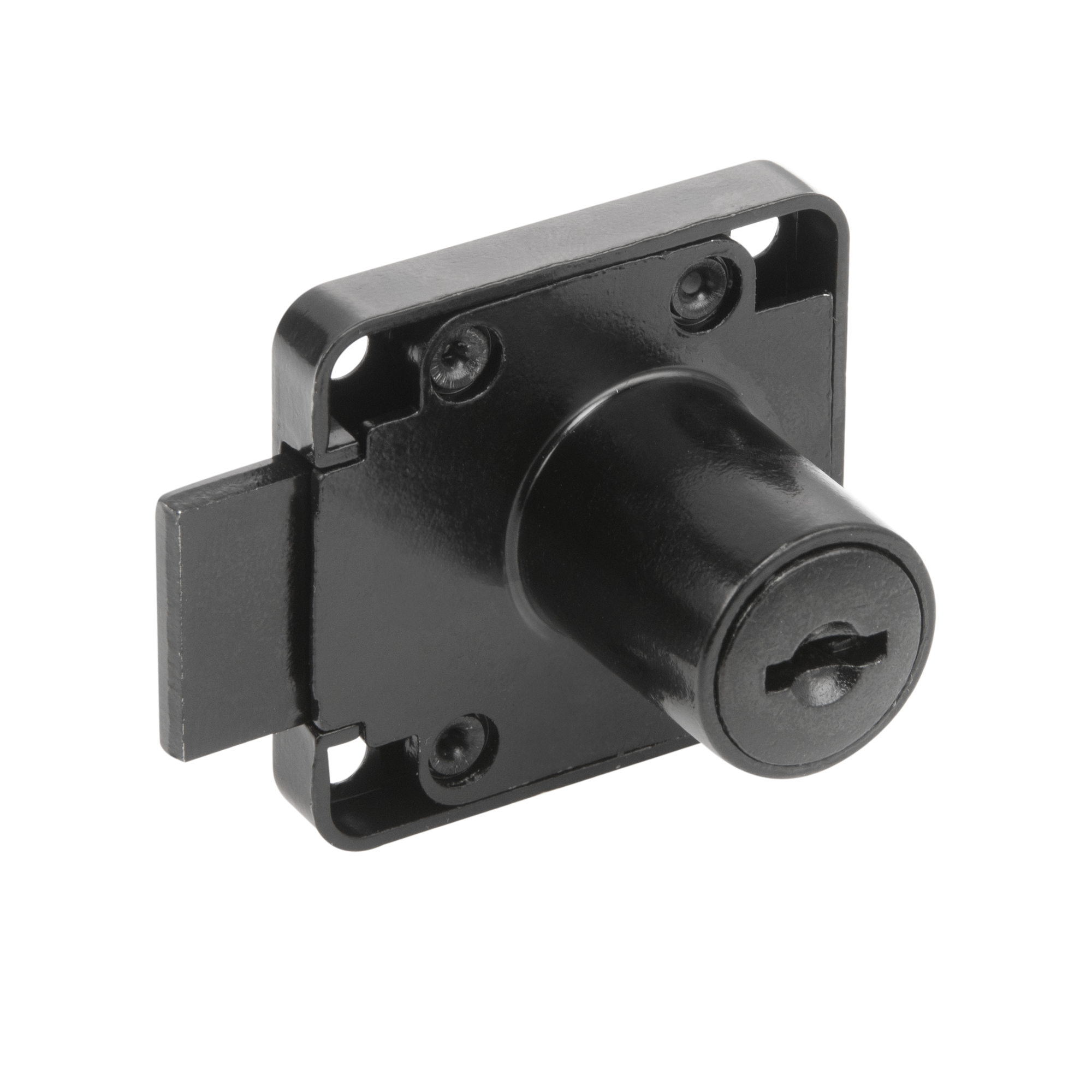 Замок мебельный секретерный для ящиков 138 EDSON L010 19/22 BLACK