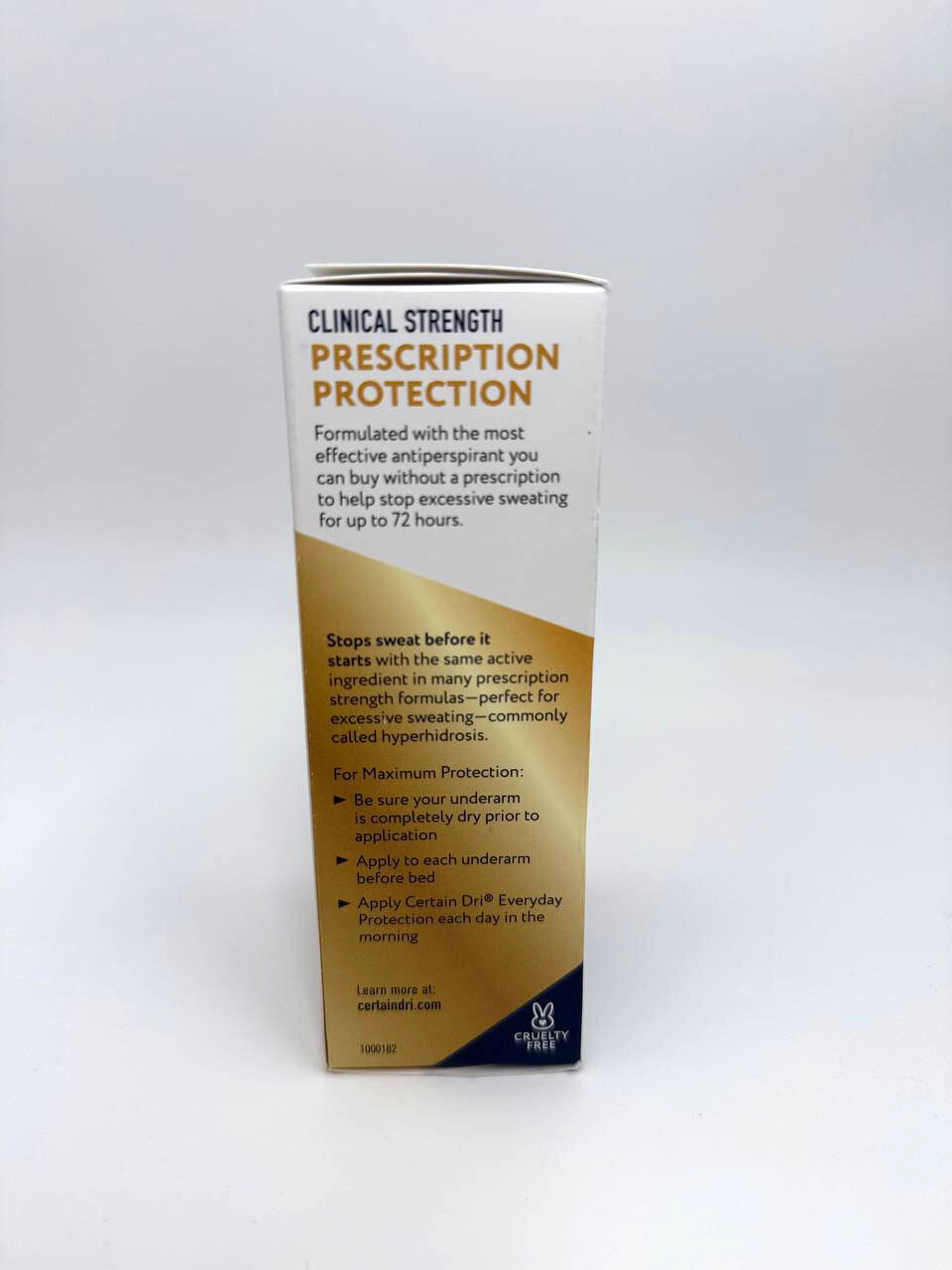 Certain Dri Prescription Protection 72H, клиническая сила, антиперспирант ролик, Aluminum Chloride 15%, 35 мл — фото 1