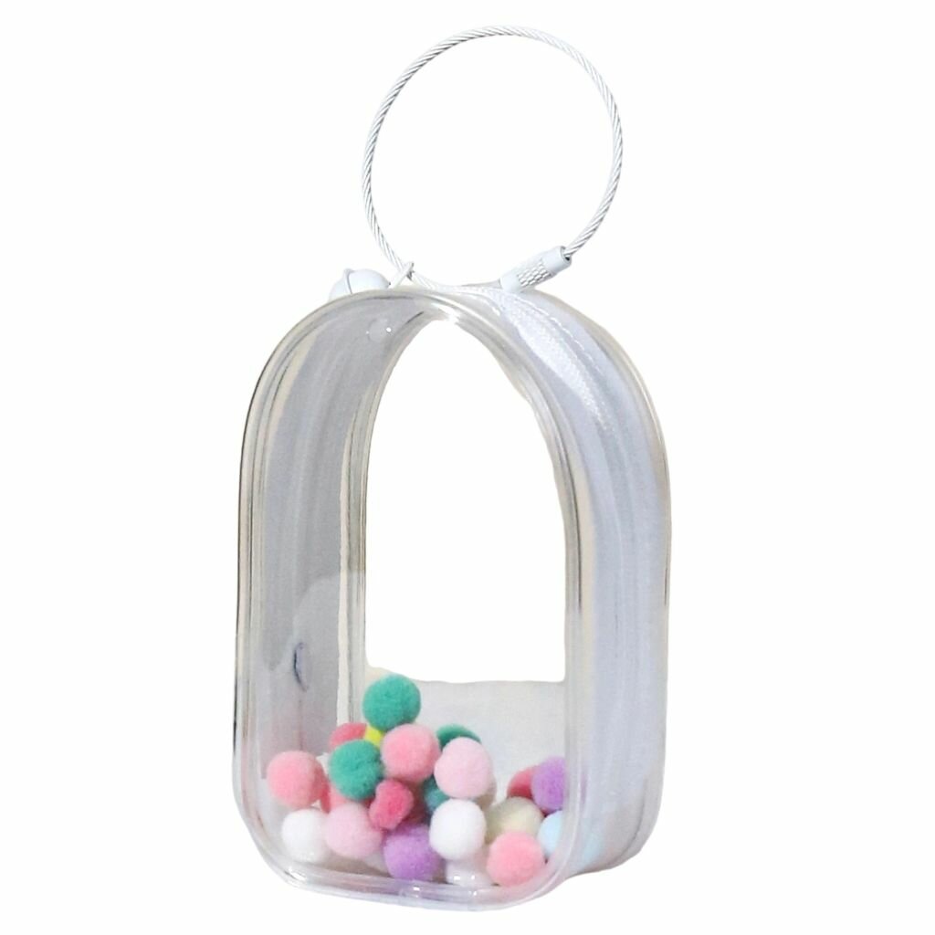 Прозрачный ПВХ мешок для хранения детских вещей