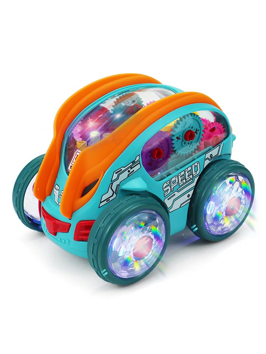 Машинка детская музыкальная перевертыш