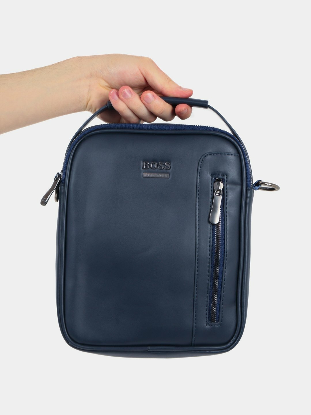 Сумка  BOSS Crossbody Barsetka Stripe Edition, синий