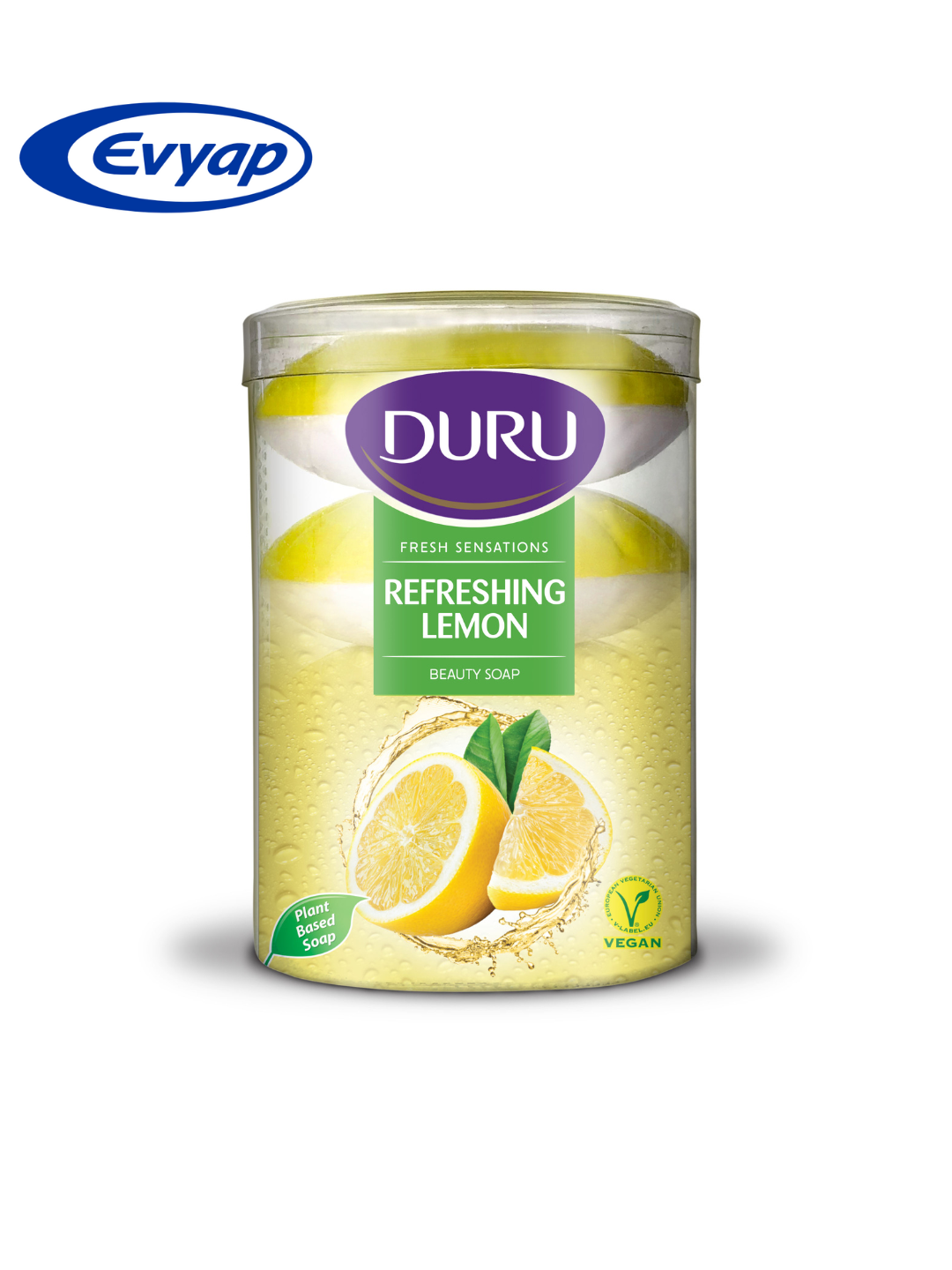 Мыло Duru PVC 1+1 Лимон, 100 г * 4 шт