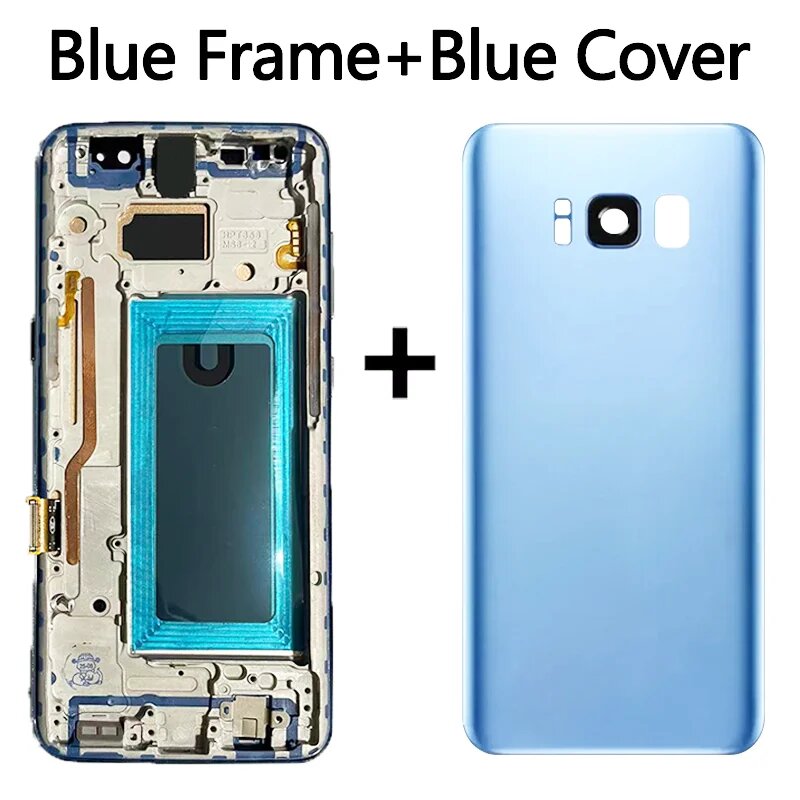 ЖК-дисплей TFT для Samsung S8 G950F G950FD G9500 G950U, дисплей с сенсорным экраном и дигитайзером для Samsung G950, Blue Frame Cover