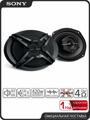 Динамики Sony XS-GTF6939 , коаксиальные, 3 полосы, 15" × 23", 50-22000Гц, 92дБ, 420Вт