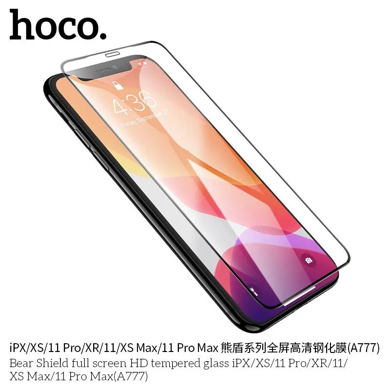 Защитное стекло для Apple iPhone 11 / XR HOCO, закаленное, сверхпрочное — фото 1
