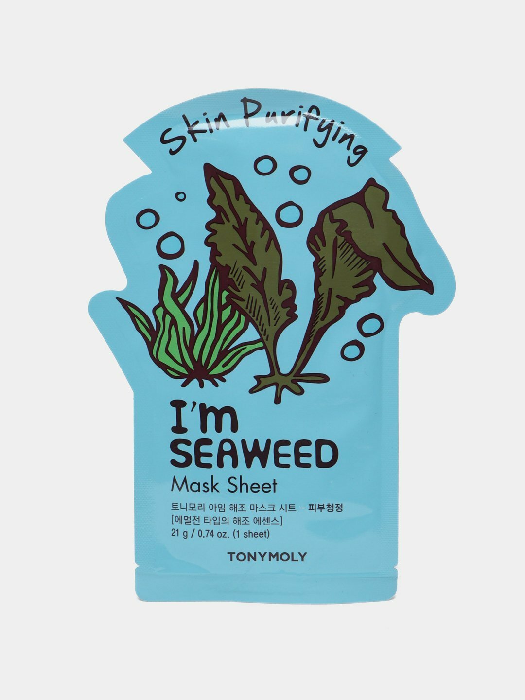 Маска для лица Tony Moly "Im Seaweeds", очищающая, восстанавливающая, 21 мл