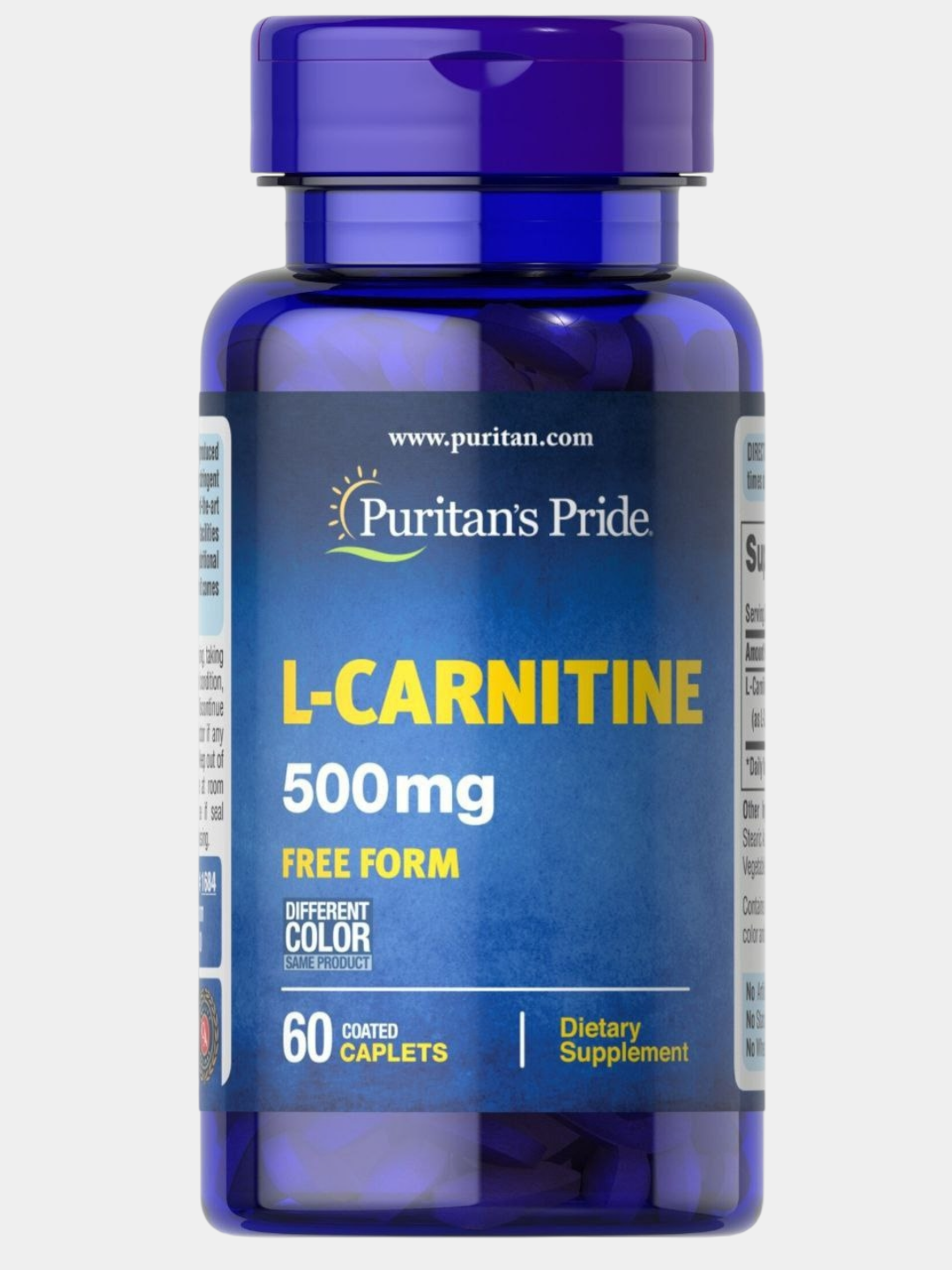 L-Carnitine, карнитин 500 мг, 60 таблеток , халяль, США