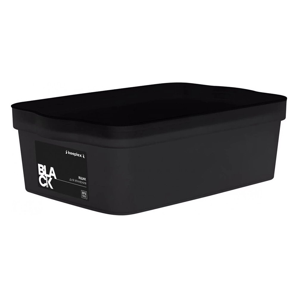 Контейнер для хранения Keeplex Black 32х211х11 см 6 л черный