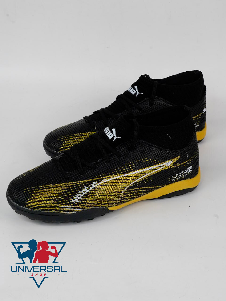Бутсы PUMA, размер 40, черные