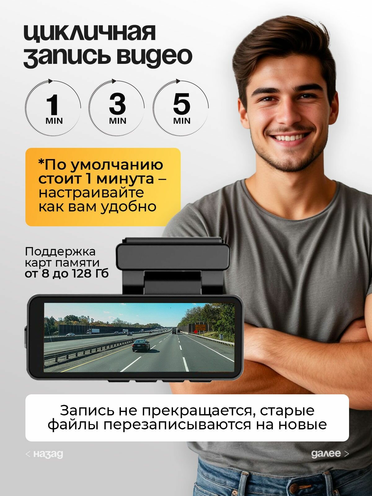 Автомобильные Видеорегистраторы Xiaomi Видеорегистратор для автомобиля с двумя камерами wifi, 4k