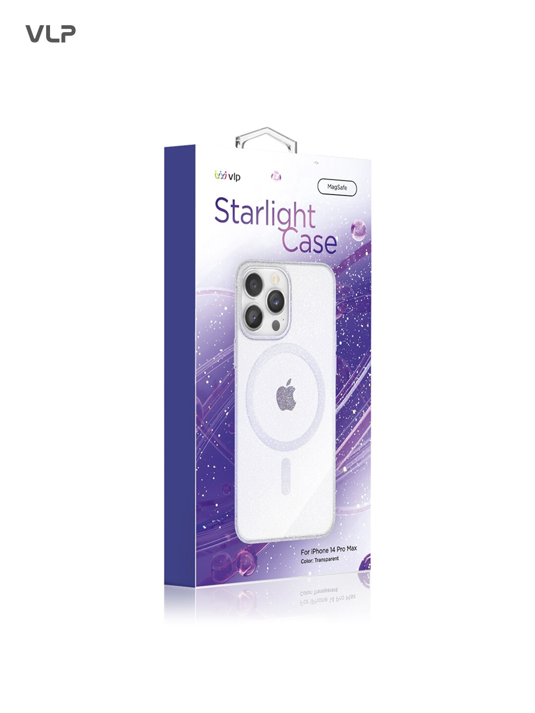 Чехол VLP "Starlight Case", для iPhone 14 ProMax, прозрачный, MagSafe — фото 1
