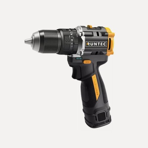 Изображение товара RUNTEC PRO Дрель-шуруповерт ударная аккумуляторная 13 мм, 16 В, 2*2 Ач, 50 Нм RT-ID124