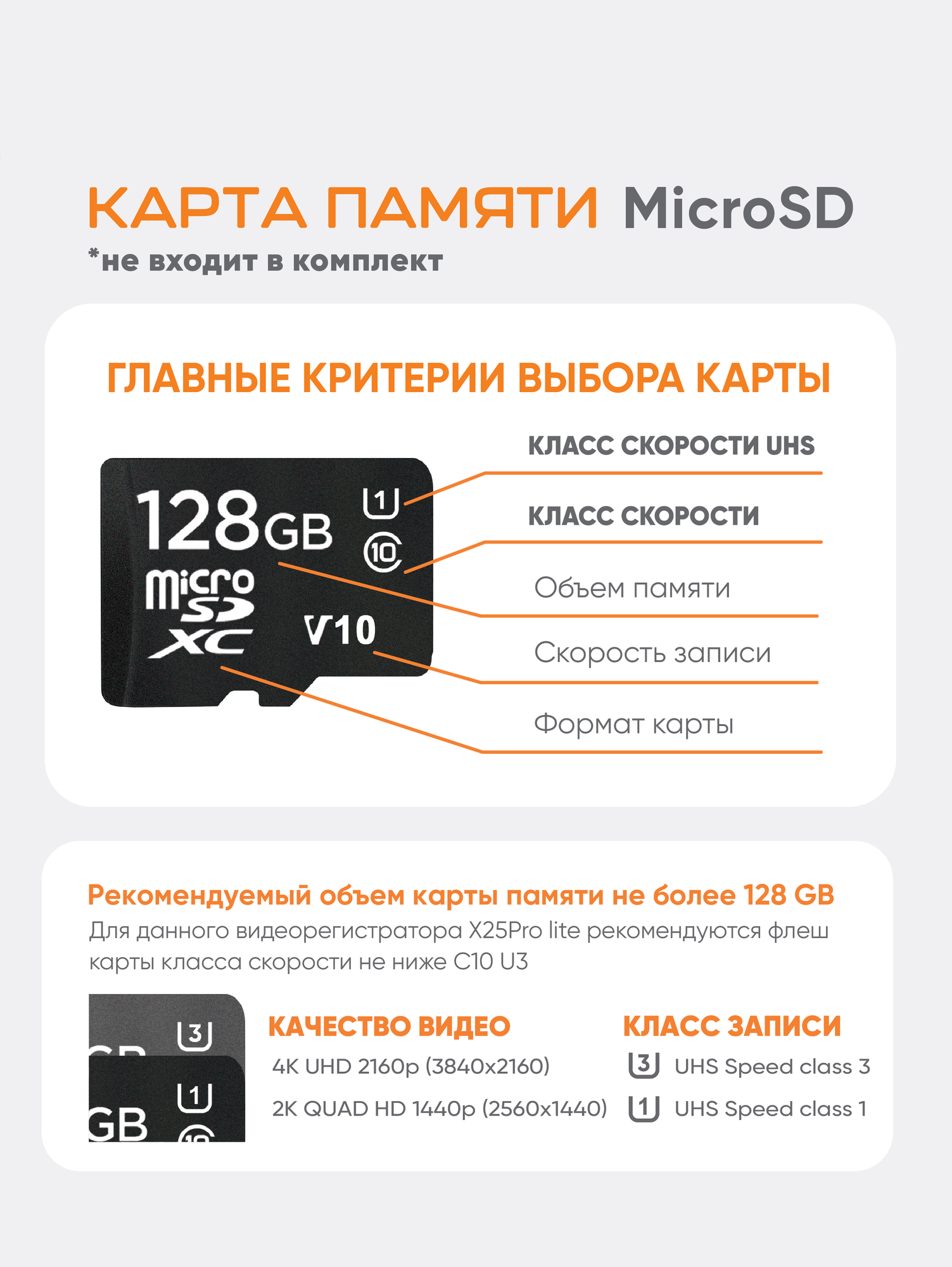Видеорегистратор TechSHOT X25Pro Lite, Wi-Fi, 30fps, 4K, черный — фото 1