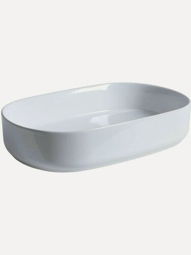 Изображение товара Раковина для ванной накладная Allen Brau Fantasy 55 см, модель 4.11022.20, белый глянец