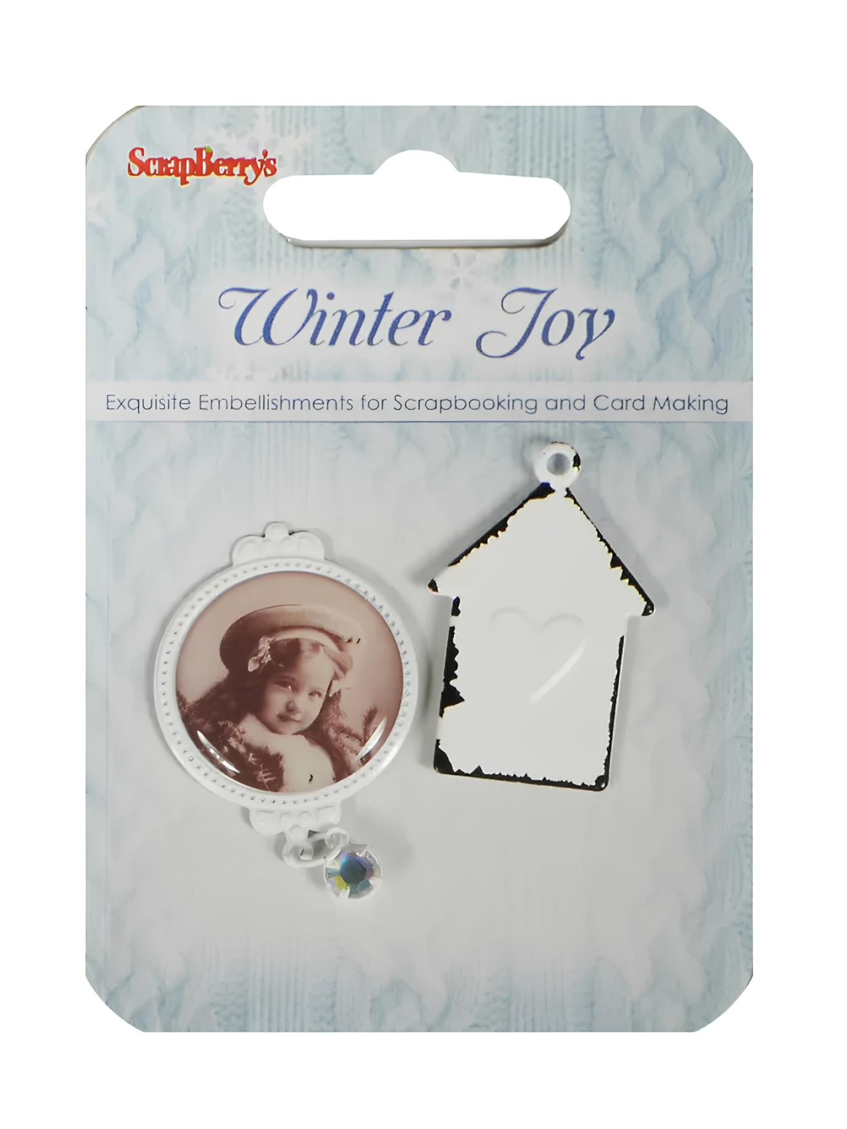 Набор металлических украшений ScrapBerry's Зимнее Утро 2, SCB3409110, 2 шт