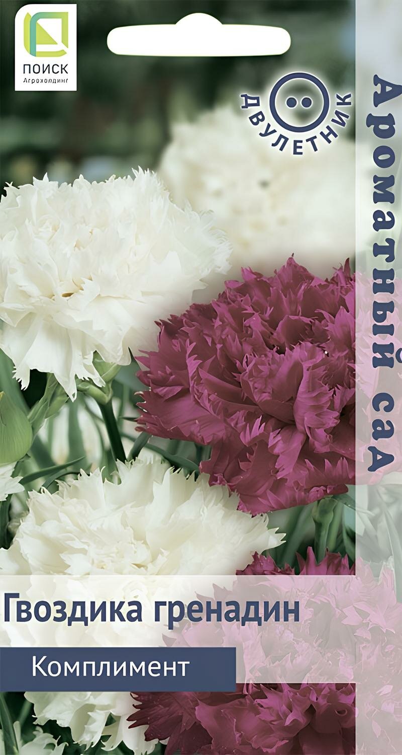 Семена гвоздики Агрохолдинг "Поиск", сорт "Комплимент", 0,1 г