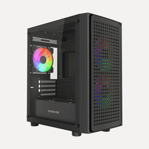 Изображение товара Корпус Powercase Mistral Micro EM20, черный (CMMEM20B-L3)
