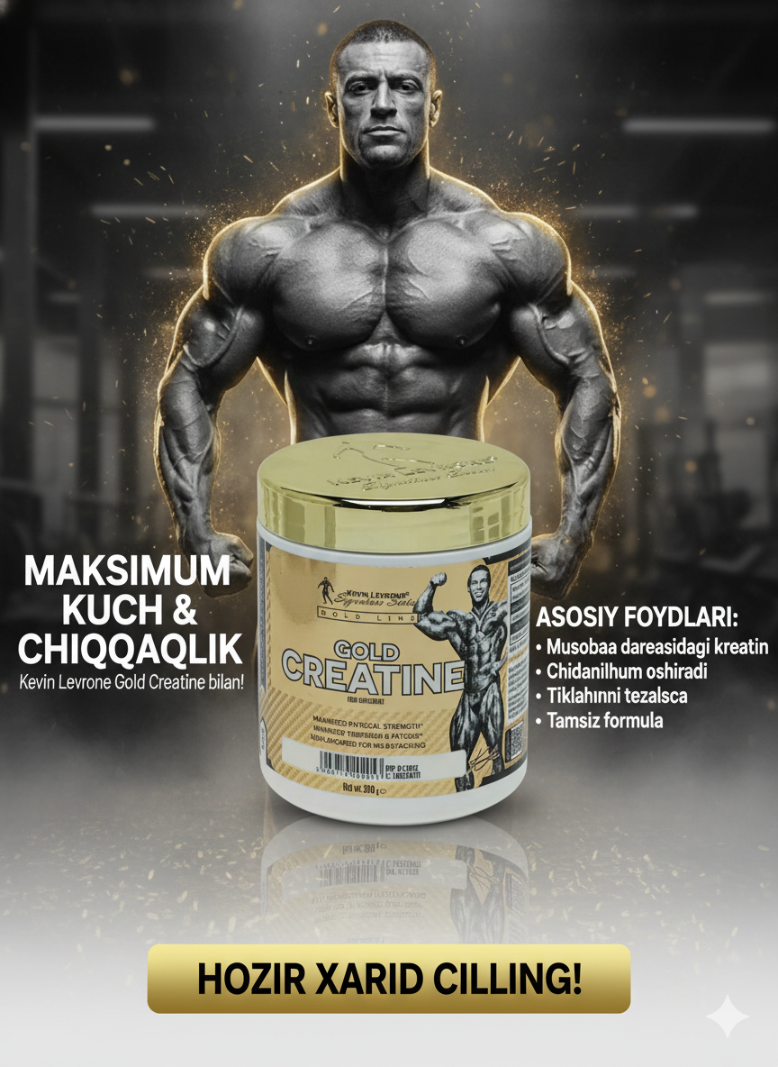 Kevin Levrone Gold Creatine 300g, 60 порций каждая порция 5 грамм креатина моногидрата