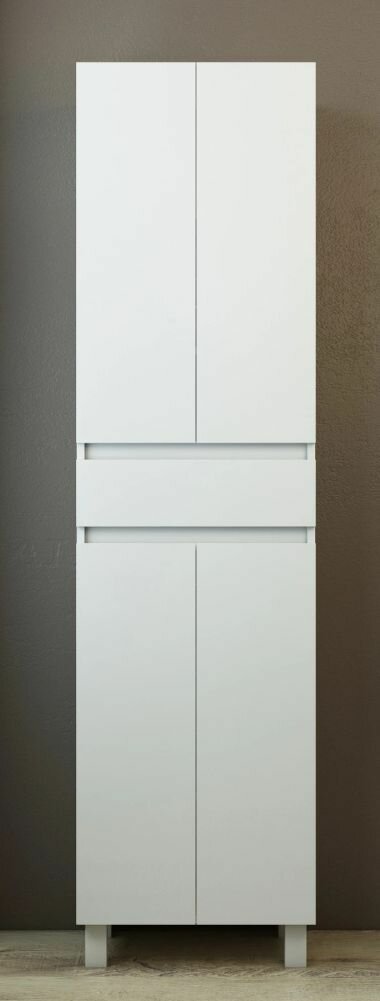 Пенал Emmy Морган 50 универсальный напольный цвет белый 50см