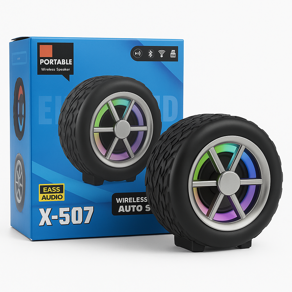 Портативная Bluetooth-колонка X-507 — серия Auto, басы, RGB-подсветка, поддержка TF/USB
