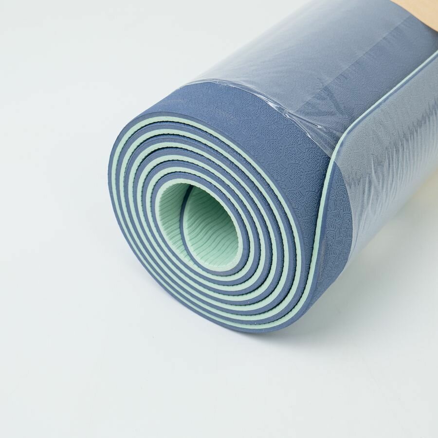 Коврик для фитнеса и йоги, 61х182 см, нескользящий