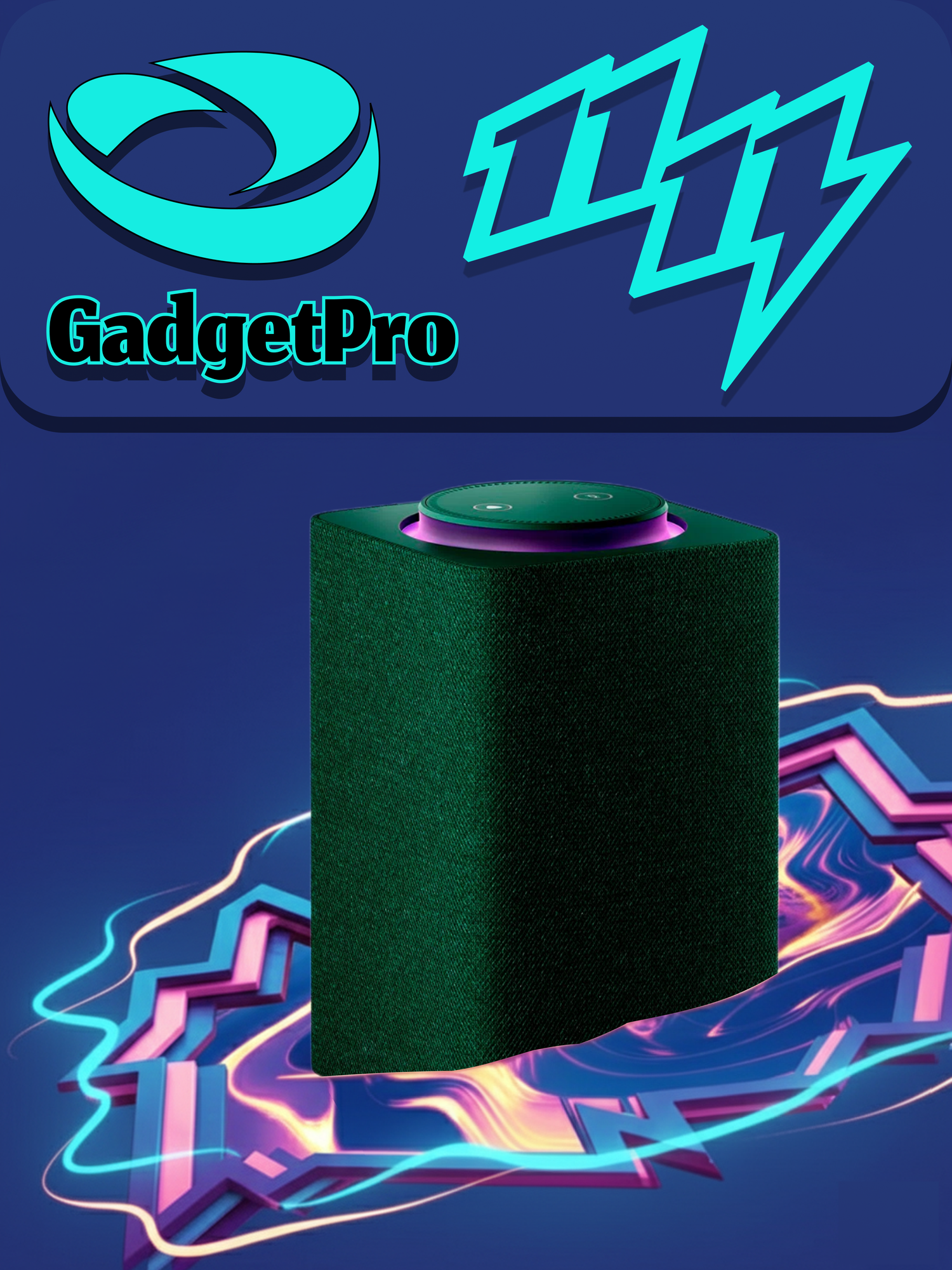 Умная колонка Яндекс Станция Лайт 00053: голосовой помощник Алиса, стильный дизайн, современный звук, Зеленый.