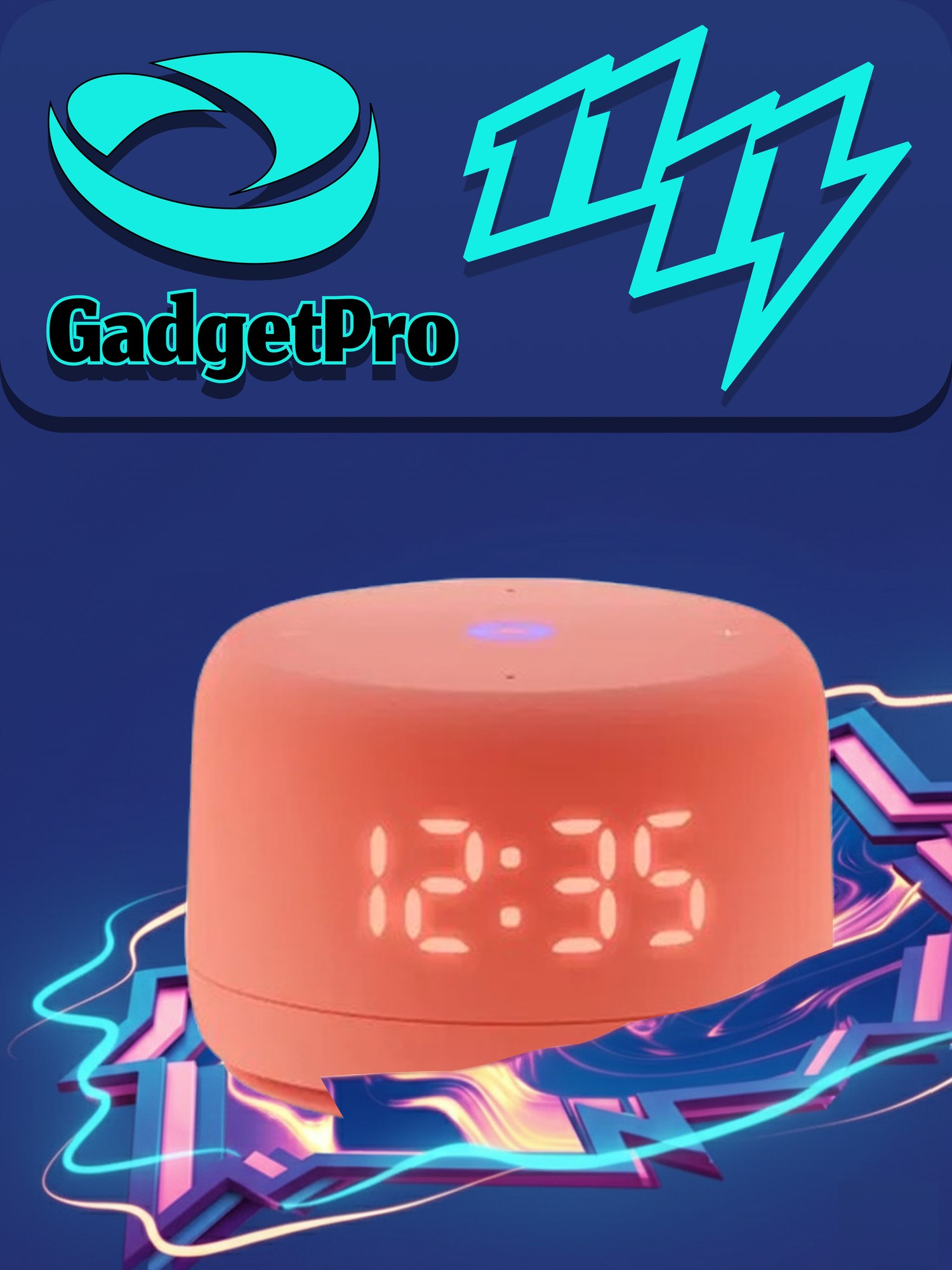 Умная колонка Яндекс. Станция Лайт 2 с Алисой, 6 Вт, LED-дисплей, Wi-Fi, Bluetooth 00026 оранживый