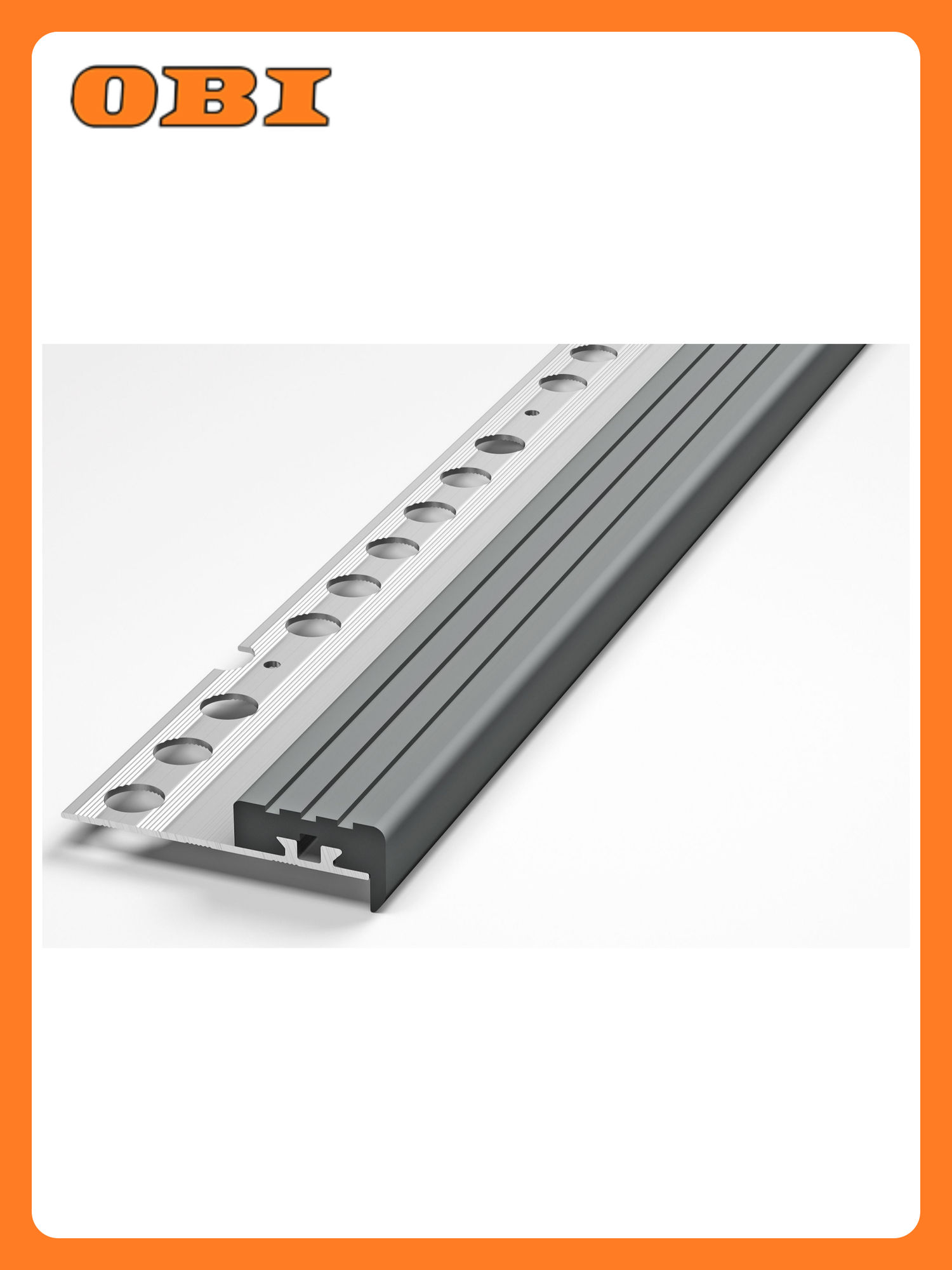 Профиль угловой алюминиевый лука 2500х25х10 мм серый 1шт