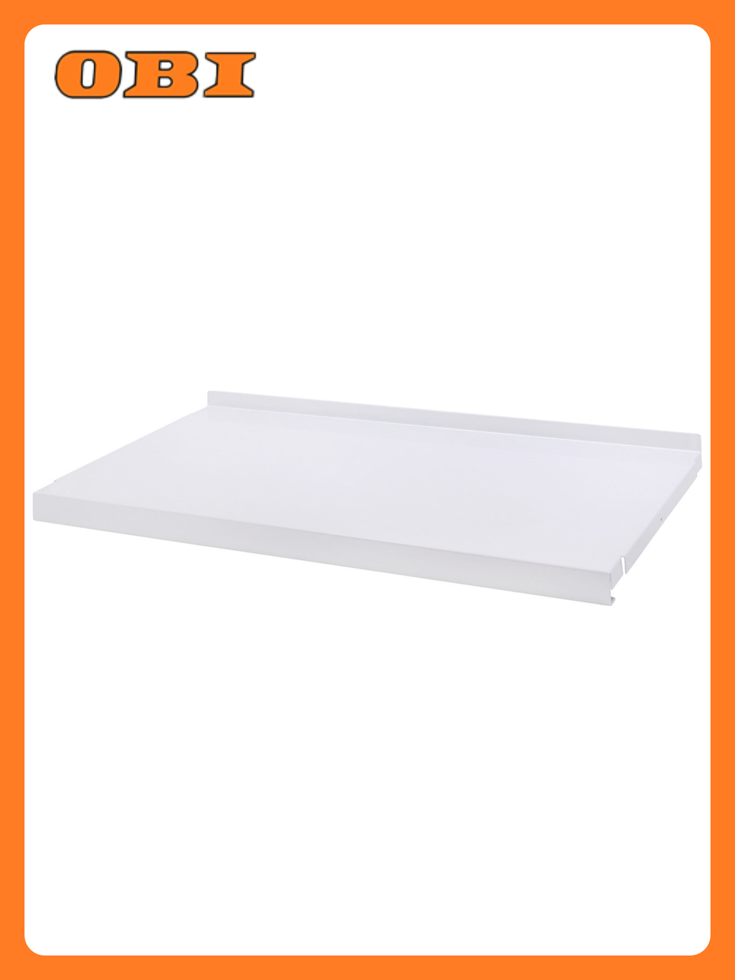 Полка для одежды Larvij металл белая 30 см x 59 см x 32 см