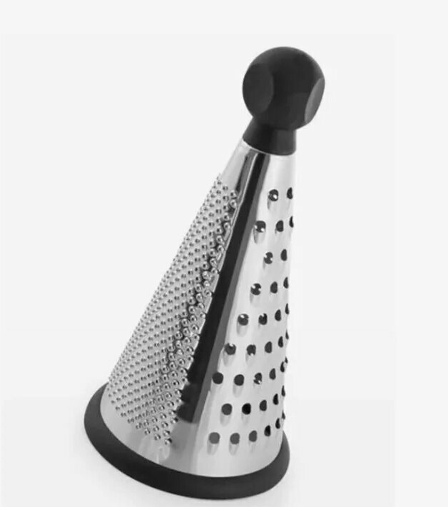 Тёрка универсальная металлическая с удобной ручкой 3 режима/стороны Конус