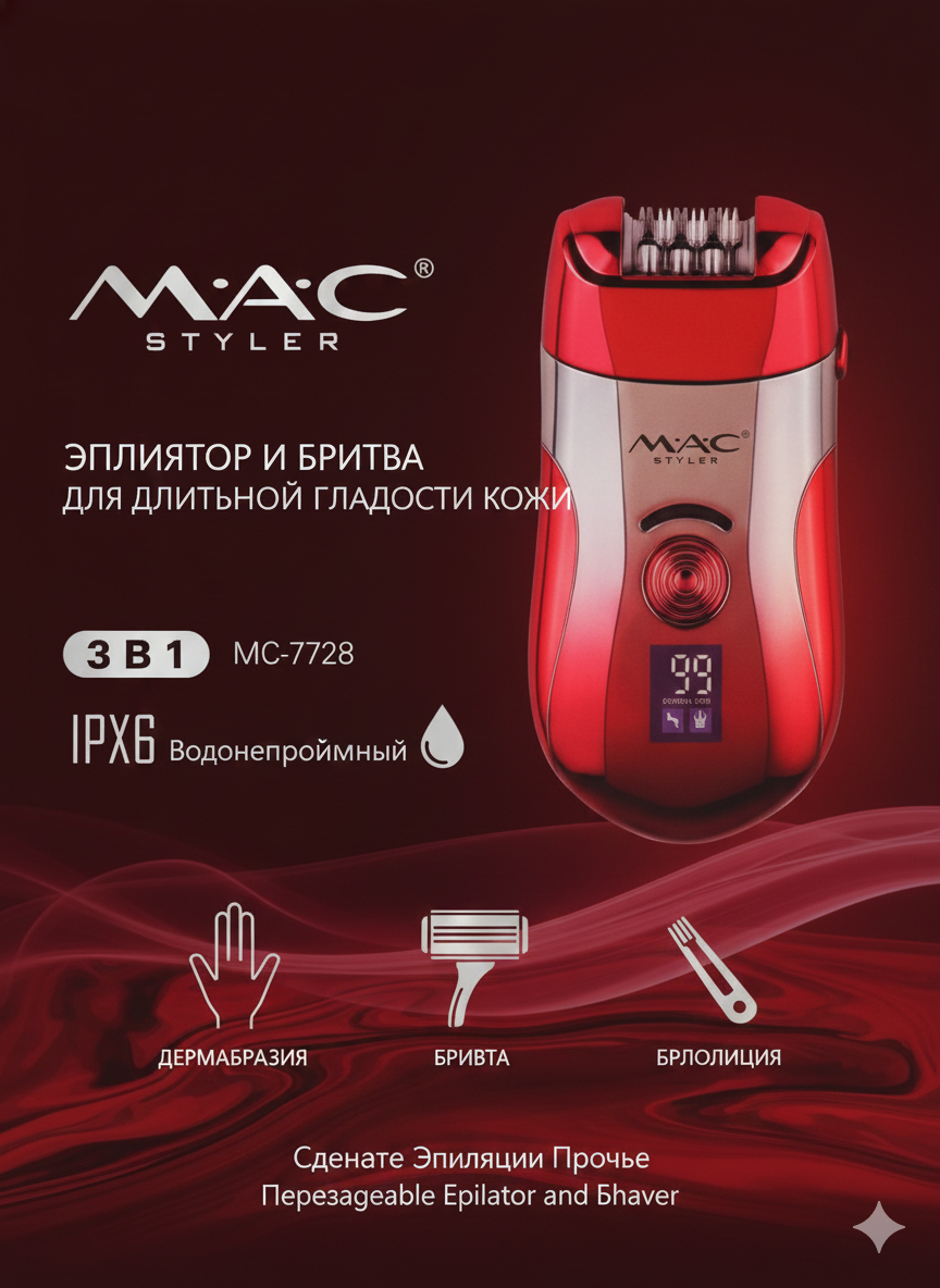 Эпилятор Braun SE3170, для комфортной эпиляции, технология MicroGrip