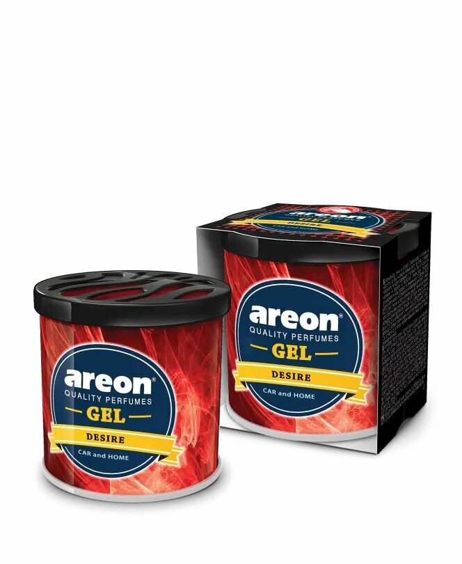 Освежитель воздуха "Areon Gel", гелевый, для авто, с ароматом десайр