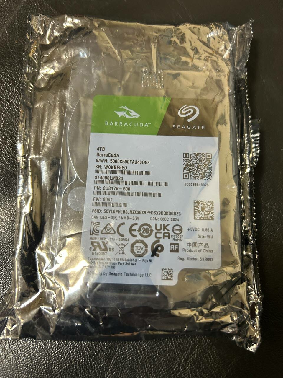 Жесткий диск 2.5" Seagate BarraCuda 4 ТБ SATA III 128 Mb 5400 rpm (ST4000LM024)