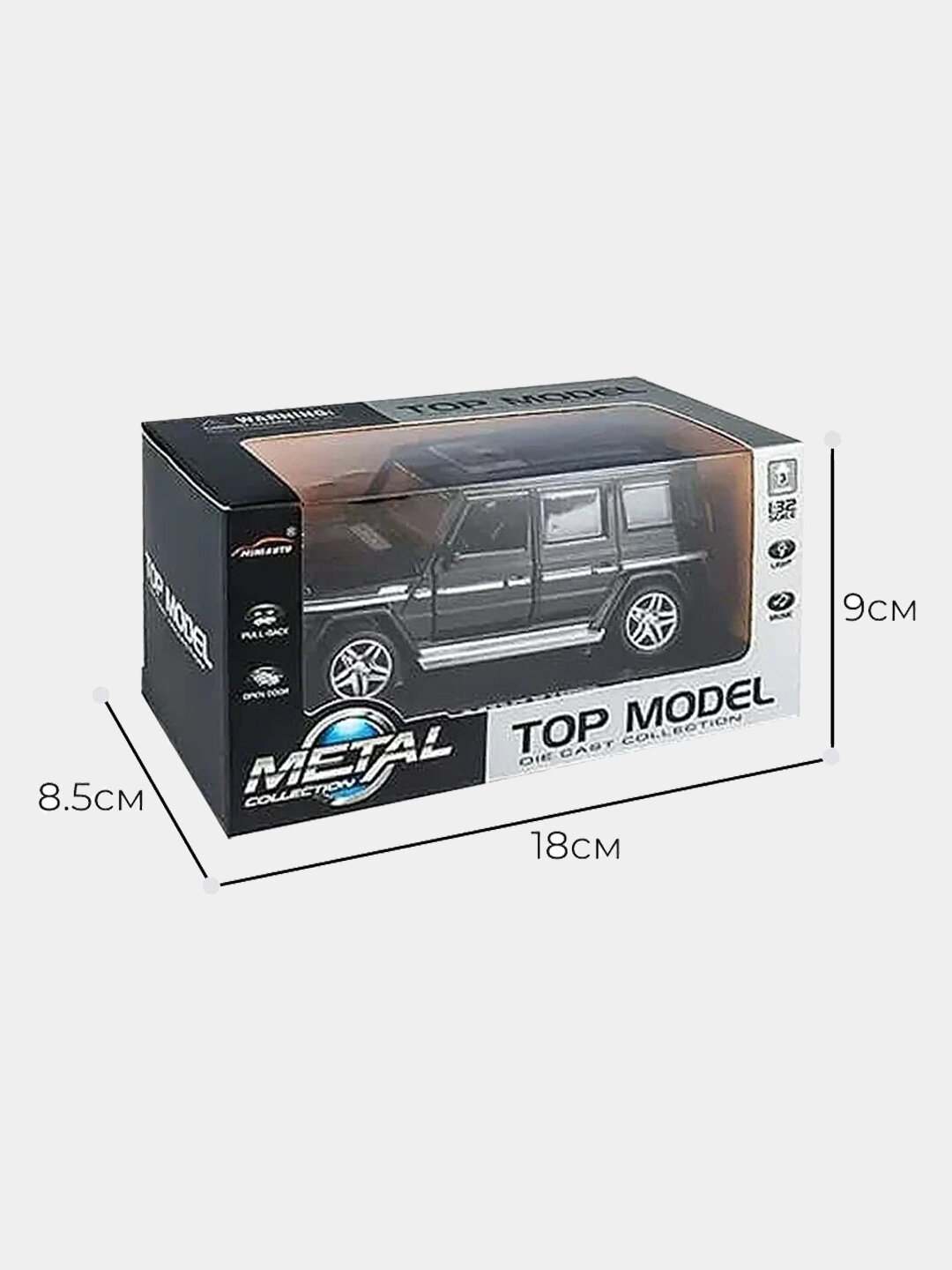 Металлическая машинка Mercedes-Benz G65 1:32 — фото 1