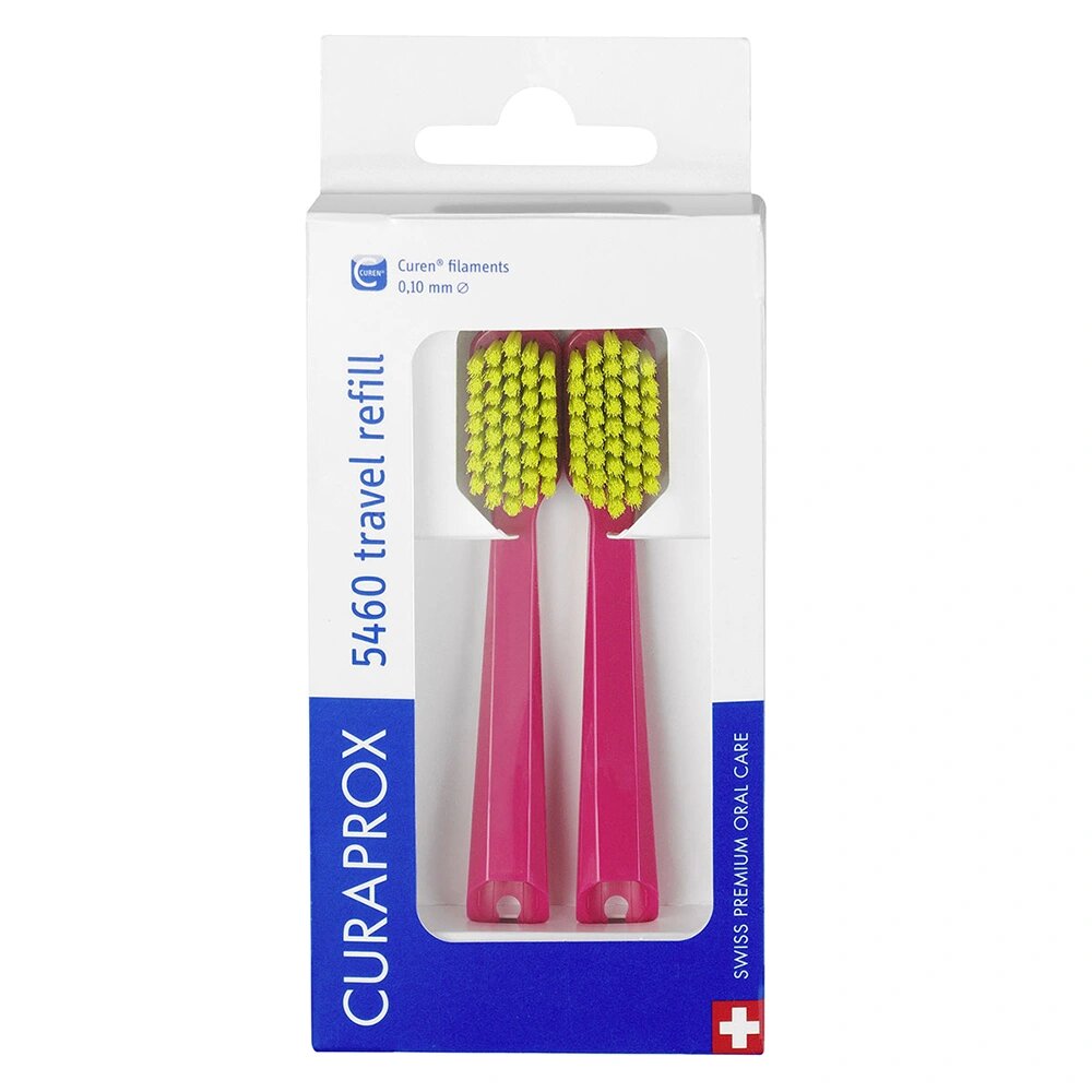 Сменные насадки для зубной щетки CS 5460 для дорожного набора BE YOU, Красные, мягкие