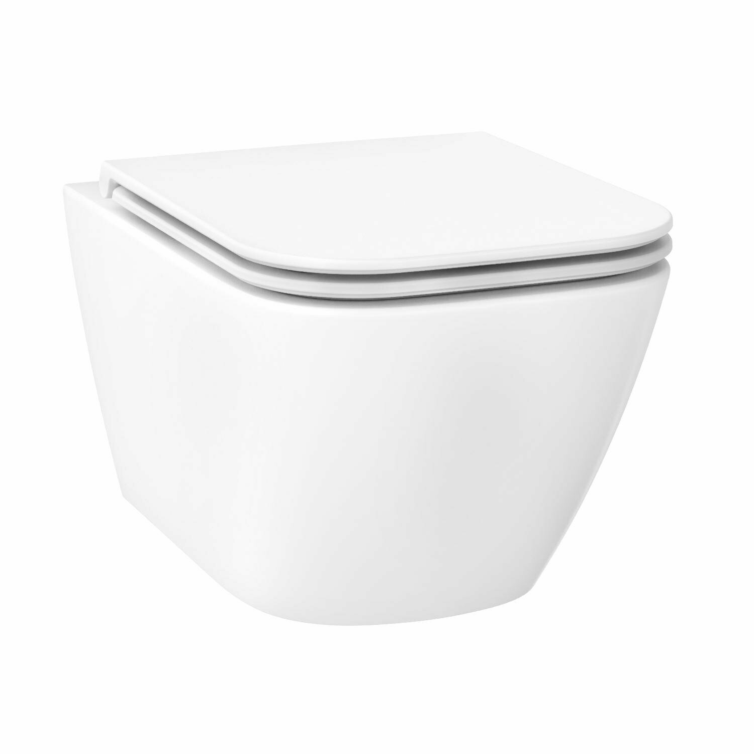 Унитаз подвесной Wellsee Pure BY Wellsee 182602001 цвет Белый глянцевый с сиденьем Микролифт