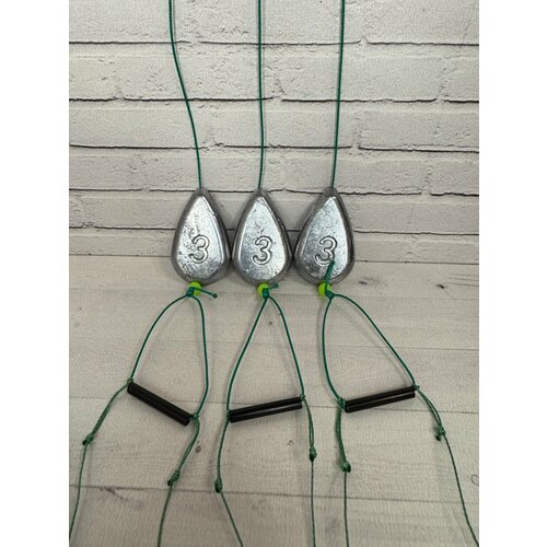 Оснащенные макушатники Ложка 3 унции 85гр на два крючка , комплект их 3-х штук макушатники и жмыховки для рыбалки