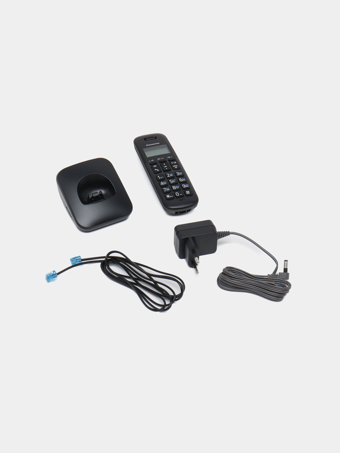 Радиотелефон Panasonic KX-TGB610, с АОН, база и трубка, черный — фото 1