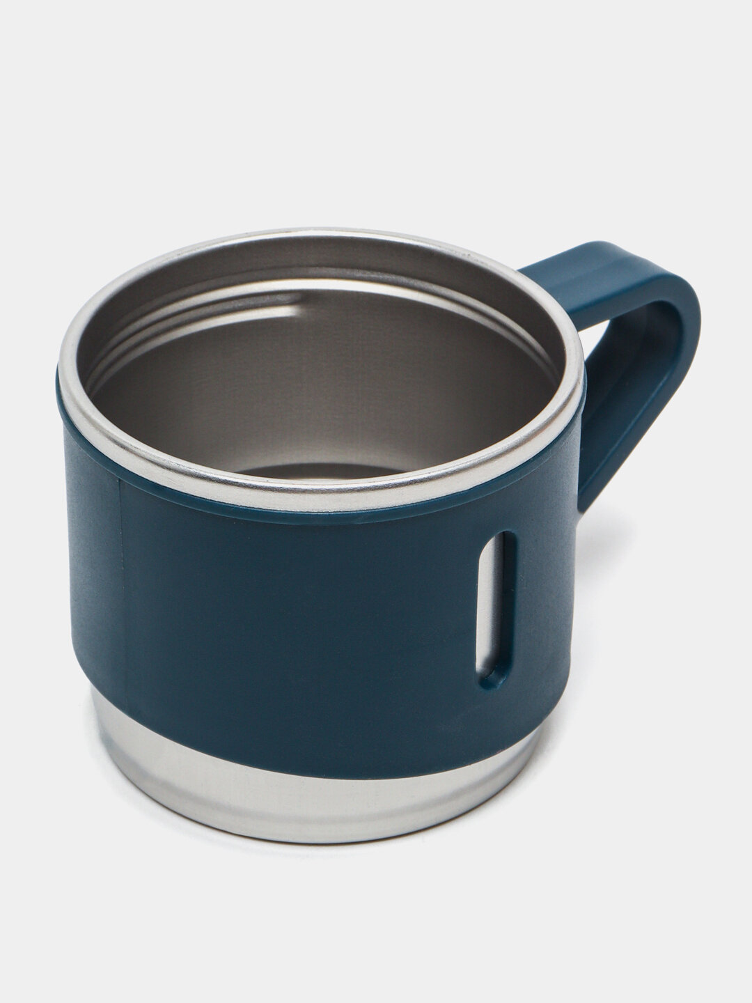 Термос, 3 стакана и подарочный набор, 500 мл - Синий — фото 1