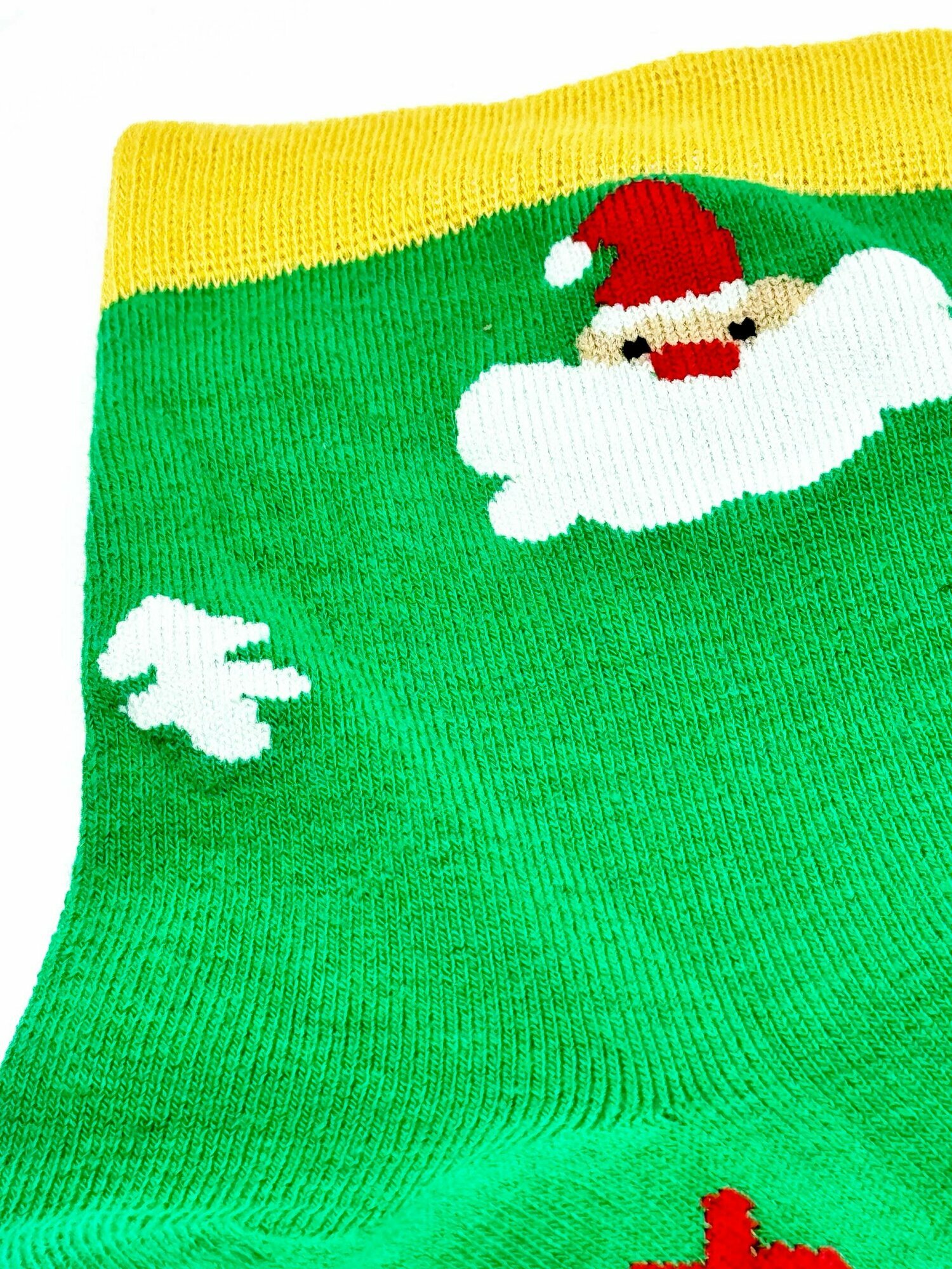 Носки , размер 36-40, зеленый — фото 1