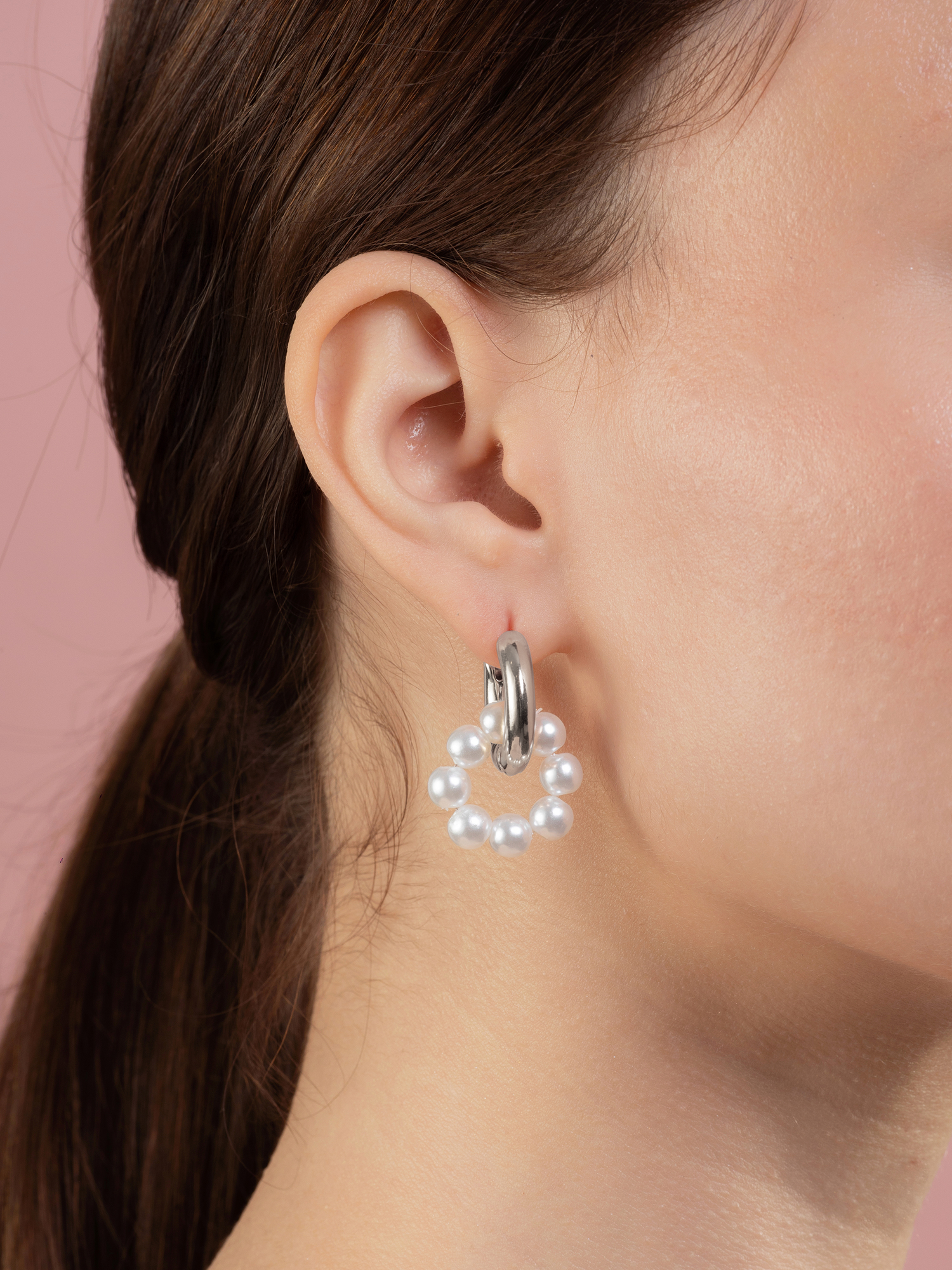 Серьги конго, с подвесками Цветные решения