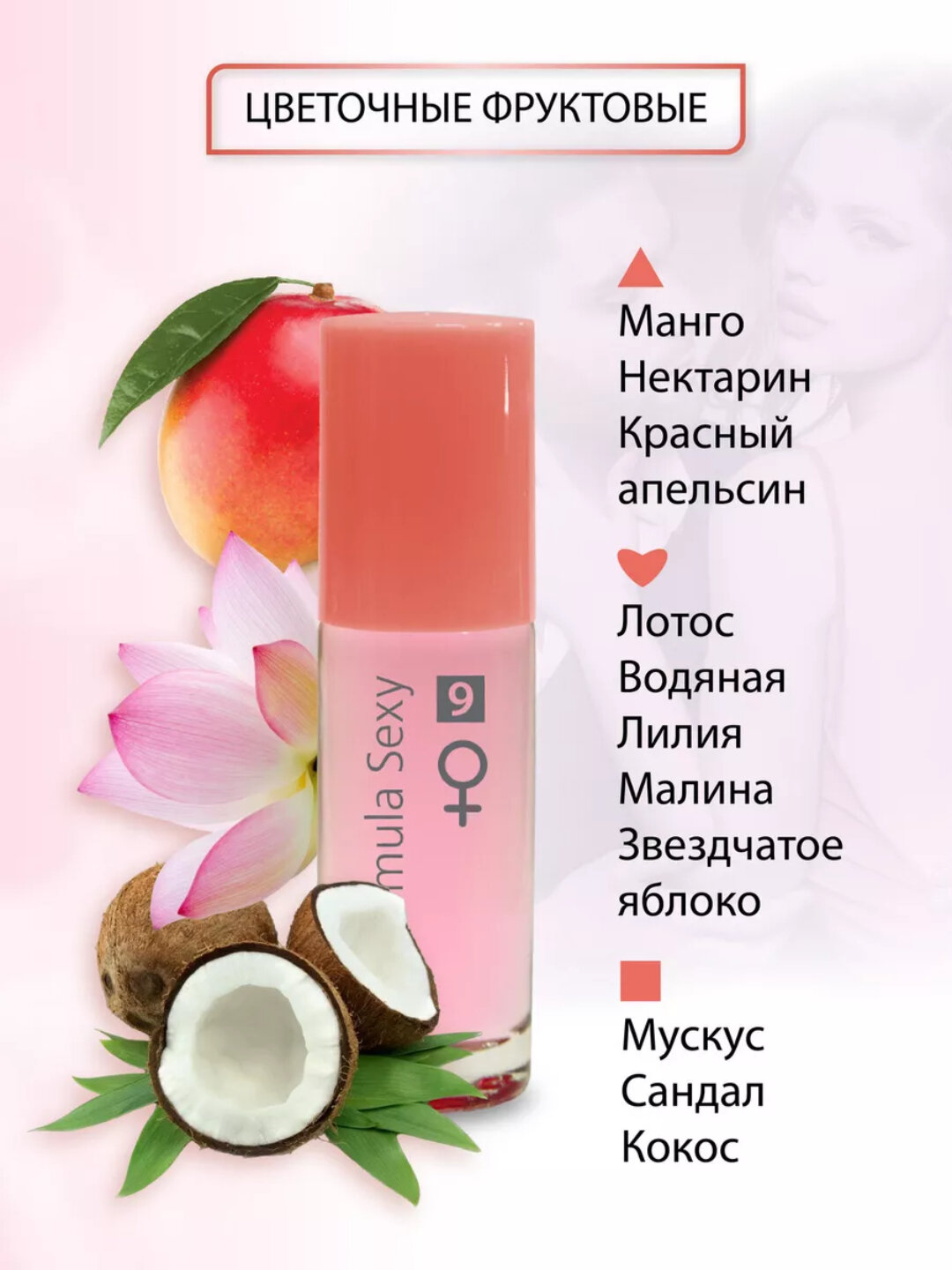 Духи с феромоном, Туалетная вода Formula Sexy, с феромонами, 30 мл