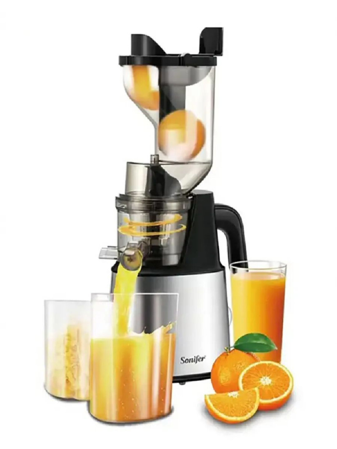 Sonifer SF‑5538 — это электрическая соковыжималка для дома, которая используется — фото 1
