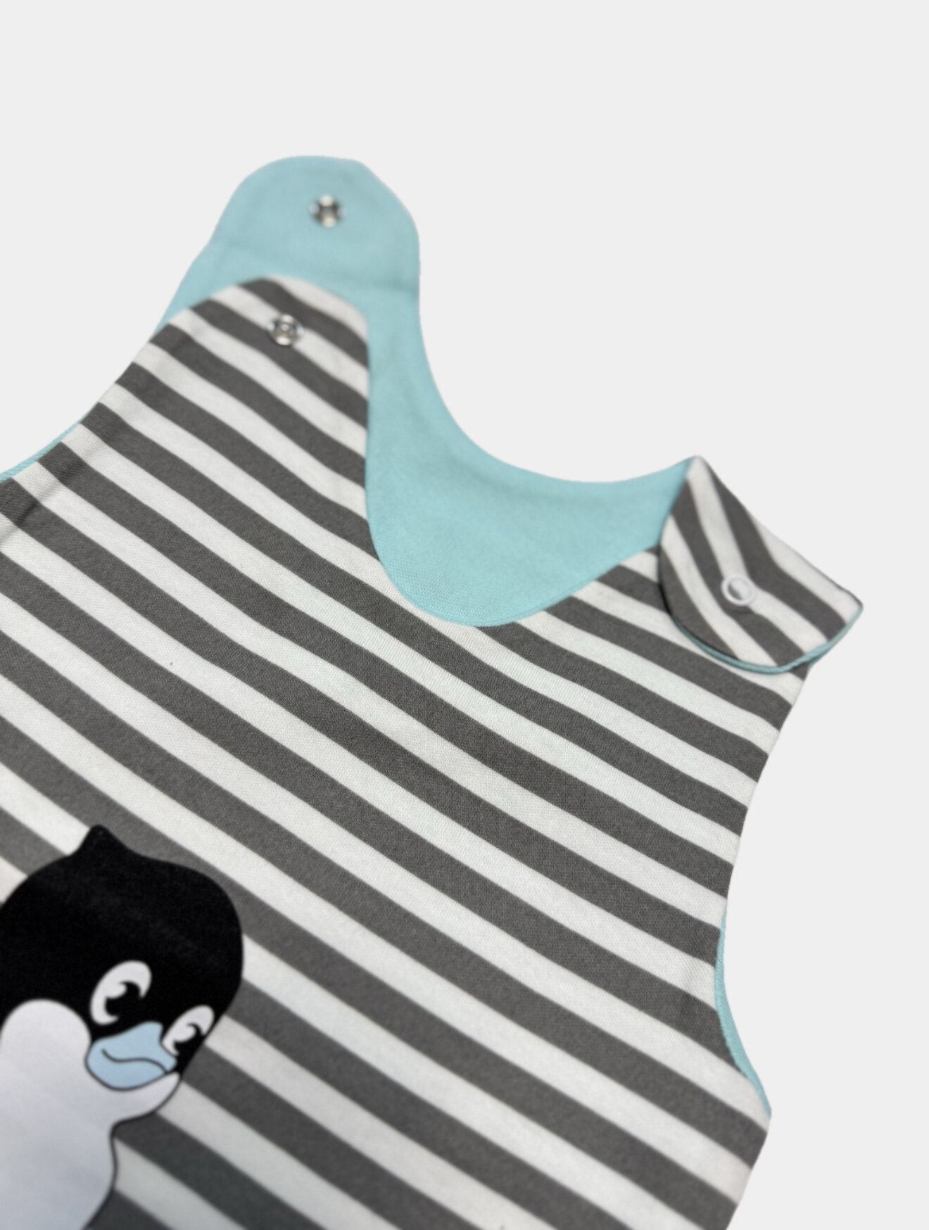 Комбинезон  68, открытая стопа, размер 6-9, голубой, — фото 1