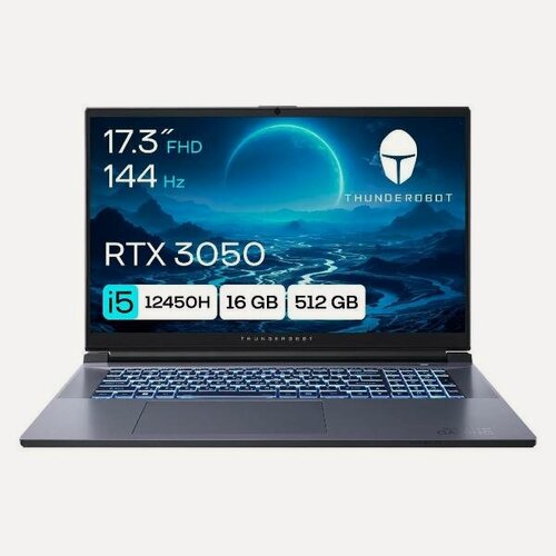 Изображение товара Ноутбук игровой Thunderobot 911 Plus SD/17.3"/Core i5-12450H/16/512/RTX 3050/noOS